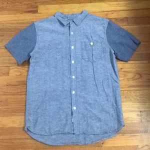 Men’s modern amusement button down